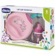 Chicco Set Pappa 6m+ Piatti Bicchiere Posate Pranzo Cena Bimba Rosa 